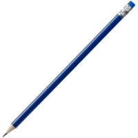Карандаш простой Hand Friend с ластиком, синий, изображение 1