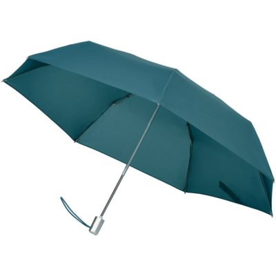 Складной зонт Alu Drop S, 3 сложения, 7 спиц, автомат, синий (индиго), изображение 2