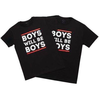Футболка Boys Will Be Boys, черная, изображение 2