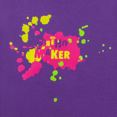 Футболка детская «Пятно Maker», фиолетовая, изображение 3