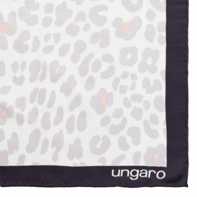 Платок Leopardo Silk, серый, изображение 2