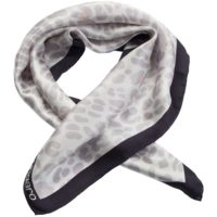 Платок Leopardo Silk, серый, изображение 3