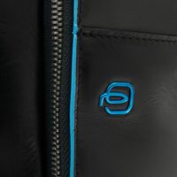 Сумка с отделением для ноутбука Piquadro Blue Square, черная, изображение 7