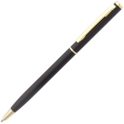 Блокнот Magnet Gold с ручкой, черный, изображение 1