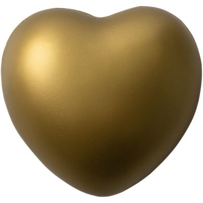 Антистресс «Сердце», золотистый, уценка, изображение 1