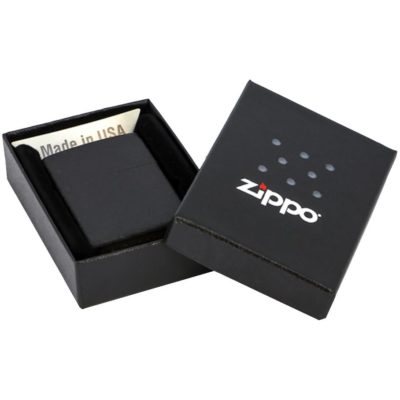 Зажигалка Zippo Classic Matte, матовая черная, изображение 3