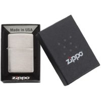 Зажигалка Zippo Classic Brushed, серебристая, изображение 2