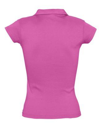 Рубашка поло женская без пуговиц Pretty 220, ярко-розовая, изображение 2