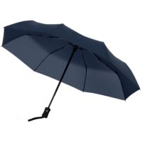 Зонт складной Monsoon, темно-синий, изображение 2