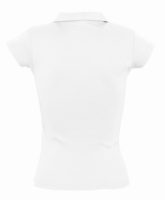 Рубашка поло женская без пуговиц Pretty 220, белая, изображение 2