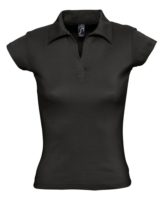 Рубашка поло женская без пуговиц Pretty 220, черная, изображение 1