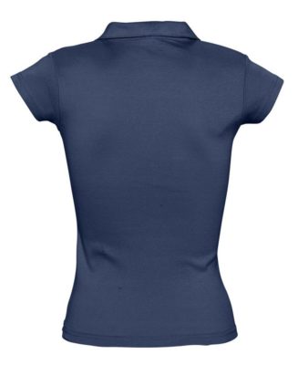Рубашка поло женская без пуговиц Pretty 220, кобальт (темно-синяя), изображение 2