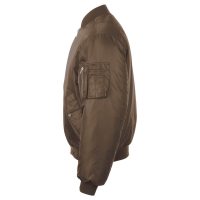 Куртка бомбер унисекс Remington, коричневая, изображение 3