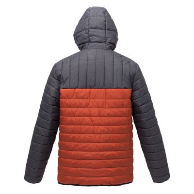 Куртка мужская Outdoor, серая с оранжевым, изображение 2