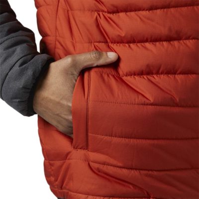 Куртка мужская Outdoor, серая с оранжевым, изображение 12