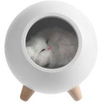 Беспроводная лампа-колонка Right Meow, белая, изображение 2