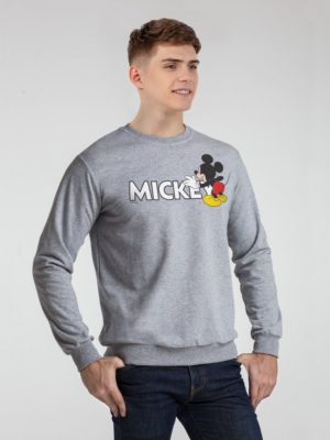 Свитшот Mickey Mouse, серый меланж, изображение 1