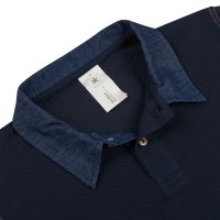 Рубашка поло мужская DNM Forward темно-синяя, изображение 3