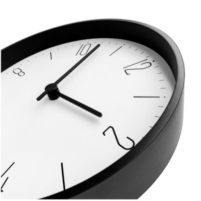 Часы настенные Lander, белые с черным, изображение 4