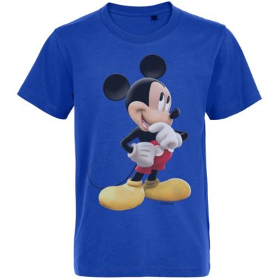 Футболка детская Mickey Mouse, ярко-синяя, изображение 2
