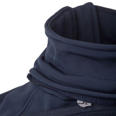 Куртка женская Hooded Softshell темно-синяя, изображение 4