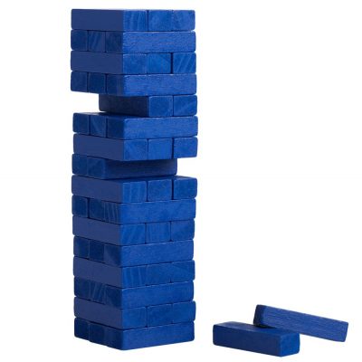 Игра «Деревянная башня мини», синяя, изображение 1