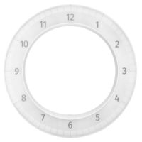 Часы настенные The Only Clock, белые, изображение 1