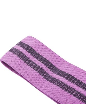 Фитнес-резинка Pastel, низкая нагрузка, фиолетовая, изображение 3