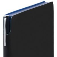 Ежедневник Flexpen Black, недатированный, черный с синим, изображение 3