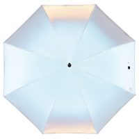 Зонт-трость Manifest со светоотражающим куполом, серый, изображение 3