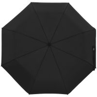 Зонт складной Show Up со светоотражающим куполом, черный, изображение 1