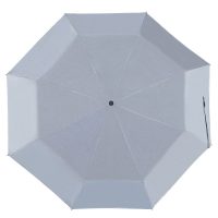 Зонт складной Show Up со светоотражающим куполом, черный, изображение 2