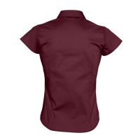Рубашка женская с коротким рукавом Excess, бордовая, изображение 2