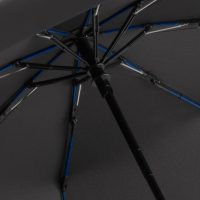 Зонт складной AOC Mini с цветными спицами, темно-синий, изображение 2