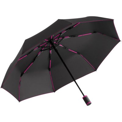 Зонт складной AOC Mini с цветными спицами, розовый, изображение 1