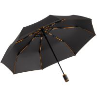 Зонт складной AOC Mini с цветными спицами, оранжевый, изображение 1