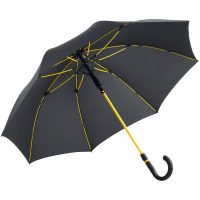 Зонт-трость с цветными спицами Color Style, желтый, изображение 1
