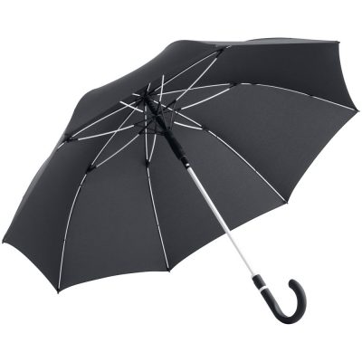 Зонт-трость с цветными спицами Color Style, белый, изображение 1
