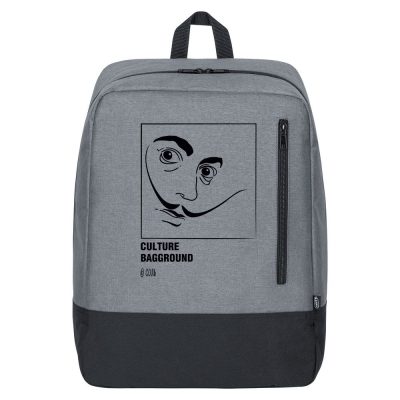 Рюкзак «Culture Bagground. Дали», серый, изображение 1