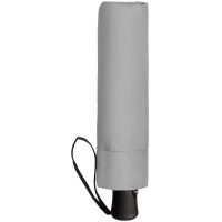 Зонт складной «Пойду порефлексирую» со светоотражающим куполом, серый, изображение 5