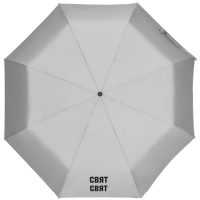 Зонт складной «Свят-свят» со светоотражающим куполом, серый, изображение 1