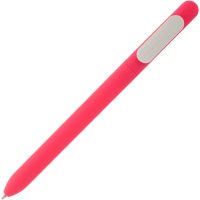 Ручка шариковая Swiper Soft Touch, розовая с белым, изображение 2