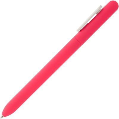 Ручка шариковая Swiper Soft Touch, розовая с белым, изображение 3