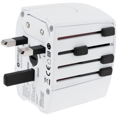 Зарядное устройство S-Kross MUV USB для путешествий, белое, изображение 6