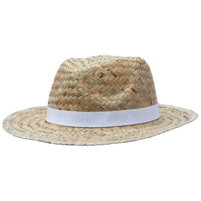 Шляпа Daydream, бежевая с белой лентой, изображение 1