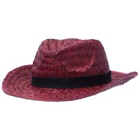 Шляпа Daydream, красная с черной лентой, изображение 1
