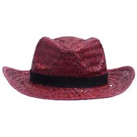 Шляпа Daydream, красная с черной лентой, изображение 2