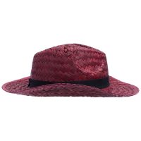 Шляпа Daydream, красная с черной лентой, изображение 3