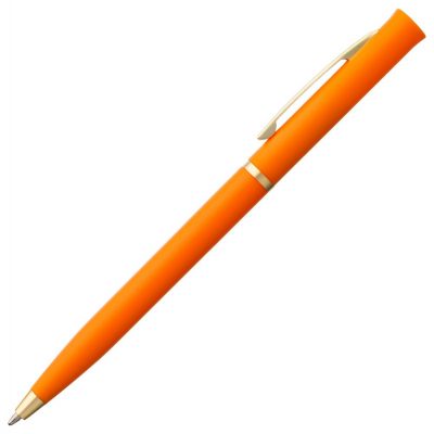 Ручка шариковая Euro Gold, оранжевая, изображение 2