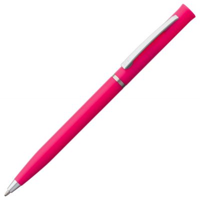 Ручка шариковая Euro Chrome, розовая, изображение 1
